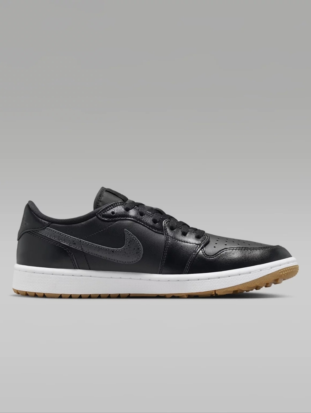 Men's Golf Air Jordan 1 Low 'Black Gum' - Picture 8 of 15
